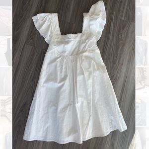 White, baby doll dress